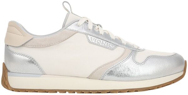 バイオニック レディース シューズ スニーカー Vionic Womens Monarch Shoe SilverIvory アイボリー