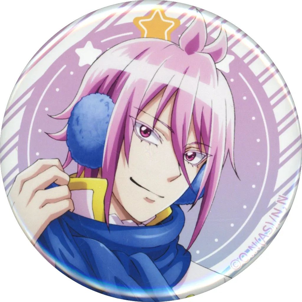 魔入りました! 入間くん dmmスクラッチ　アスモデウス 缶バッジ 中古】バッジ・ピンズ アスモデウス・アリス(等身) 缶バッジ 「DMM