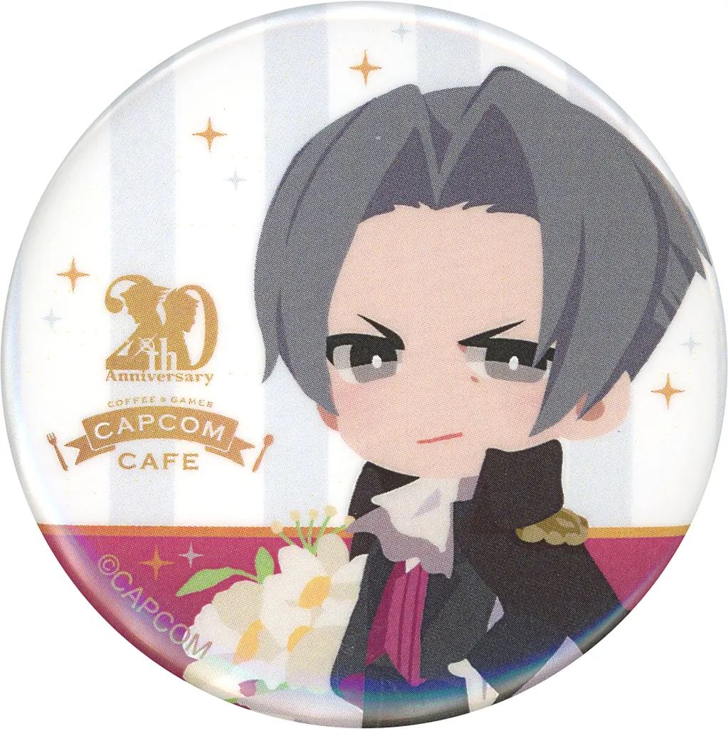 中古】バッジ・ピンズ 御剣怜侍 「CAPCOM CAFE×逆転裁判 20th 缶バッジ