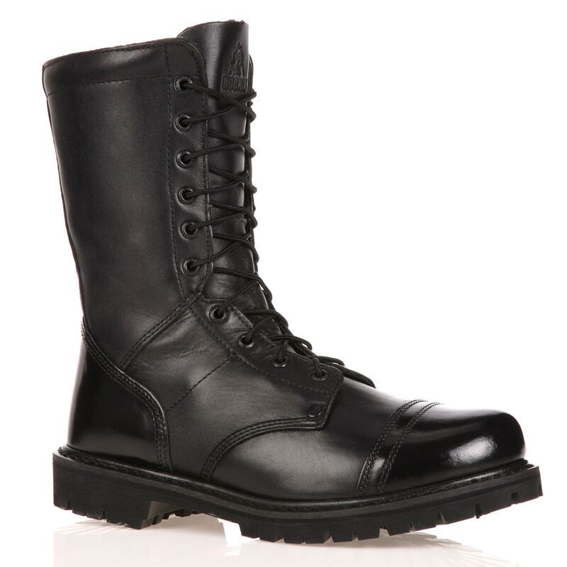 ロッキー メンズ シューズ ブーツ・レインブーツ Rocky 10in SideZip Mens Jump Boots Black ブラック