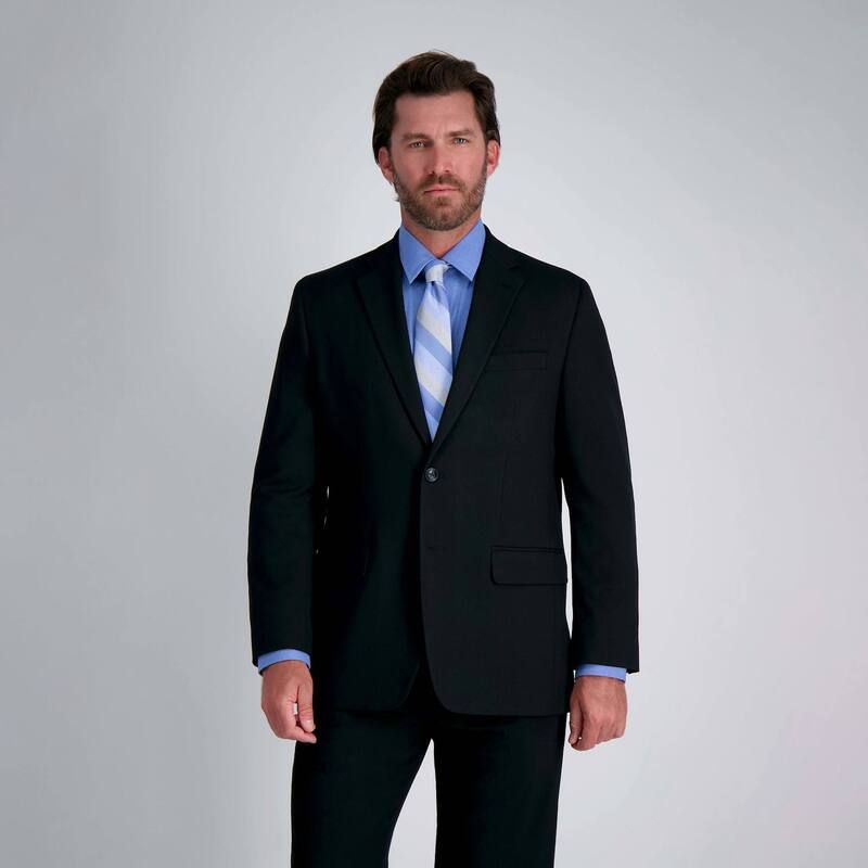ハガー メンズ アウター ジャケット・ブルゾン Mens Haggar Premium ClassicFit Stretch Suit Jacket Black ブラック