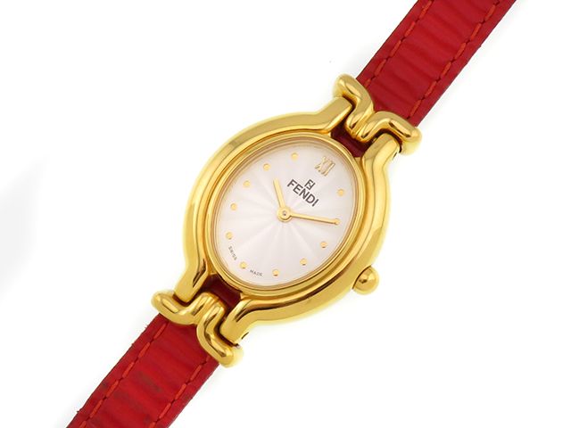 FENDI フェンディ 腕時計 カメレオン 640L ゴールドメッキ/本革
