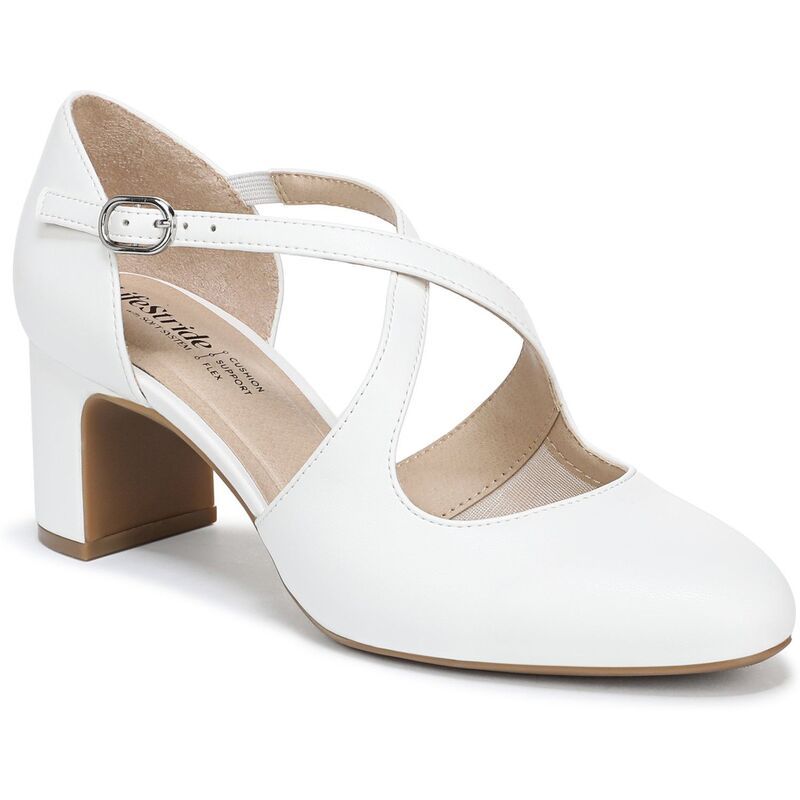 ライフストライド レディース シューズ パンプス LifeStride Tracy Womens Pumps Bright White ホワイト