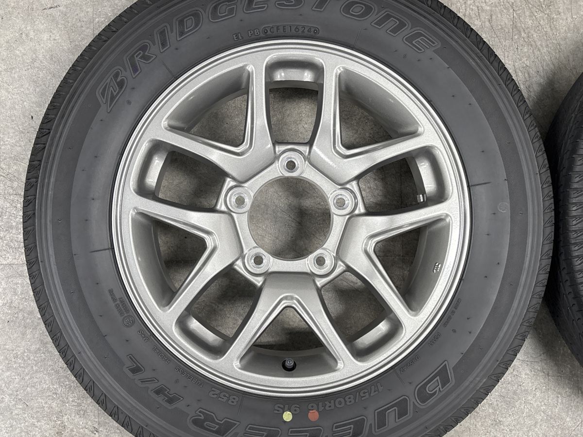 2024年製 バリ溝 美品】スズキ JB64 ジムニー 純正 16in 5.5J +22