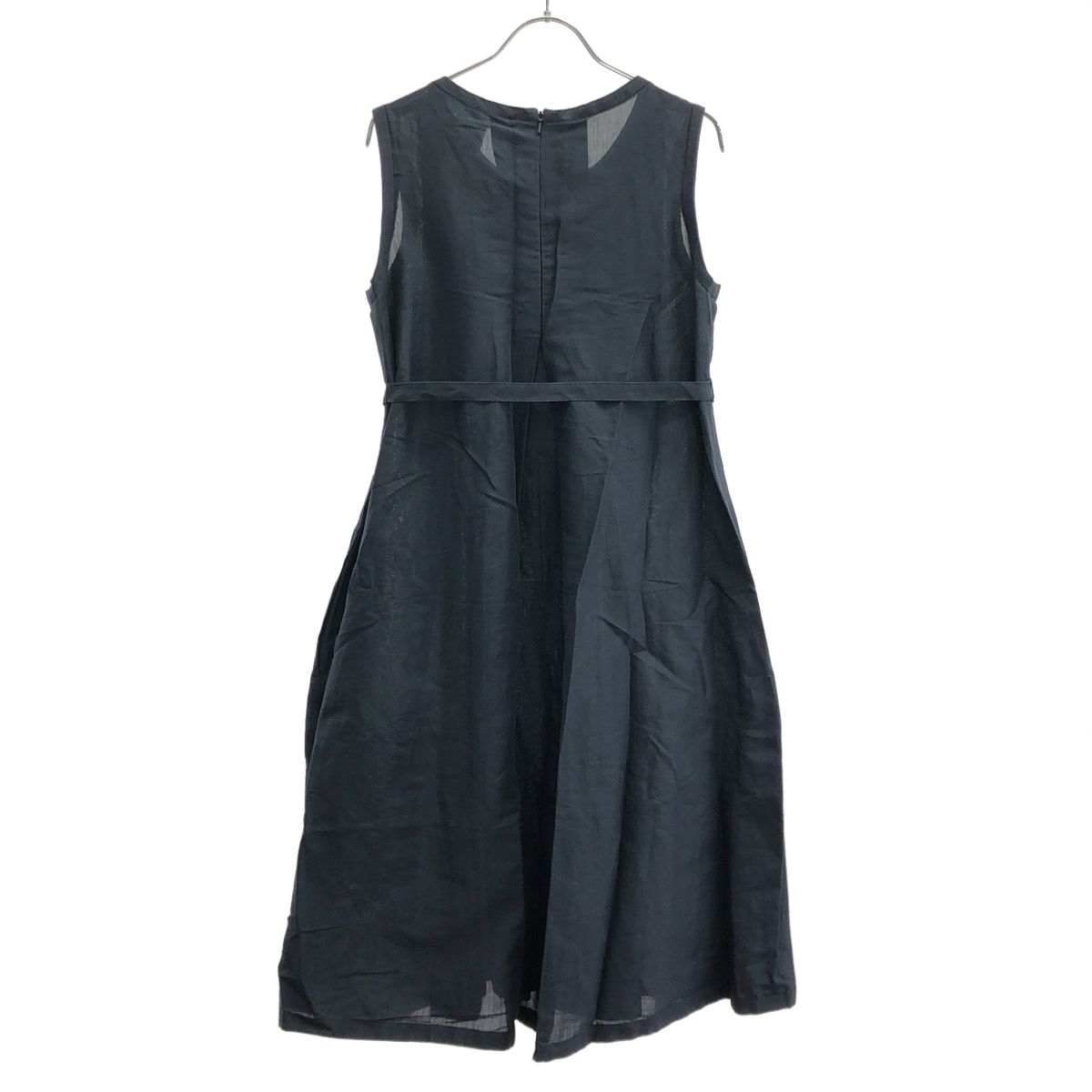 S Max Mara エス マックスマーラ ノースリーブプリーツベルテッド