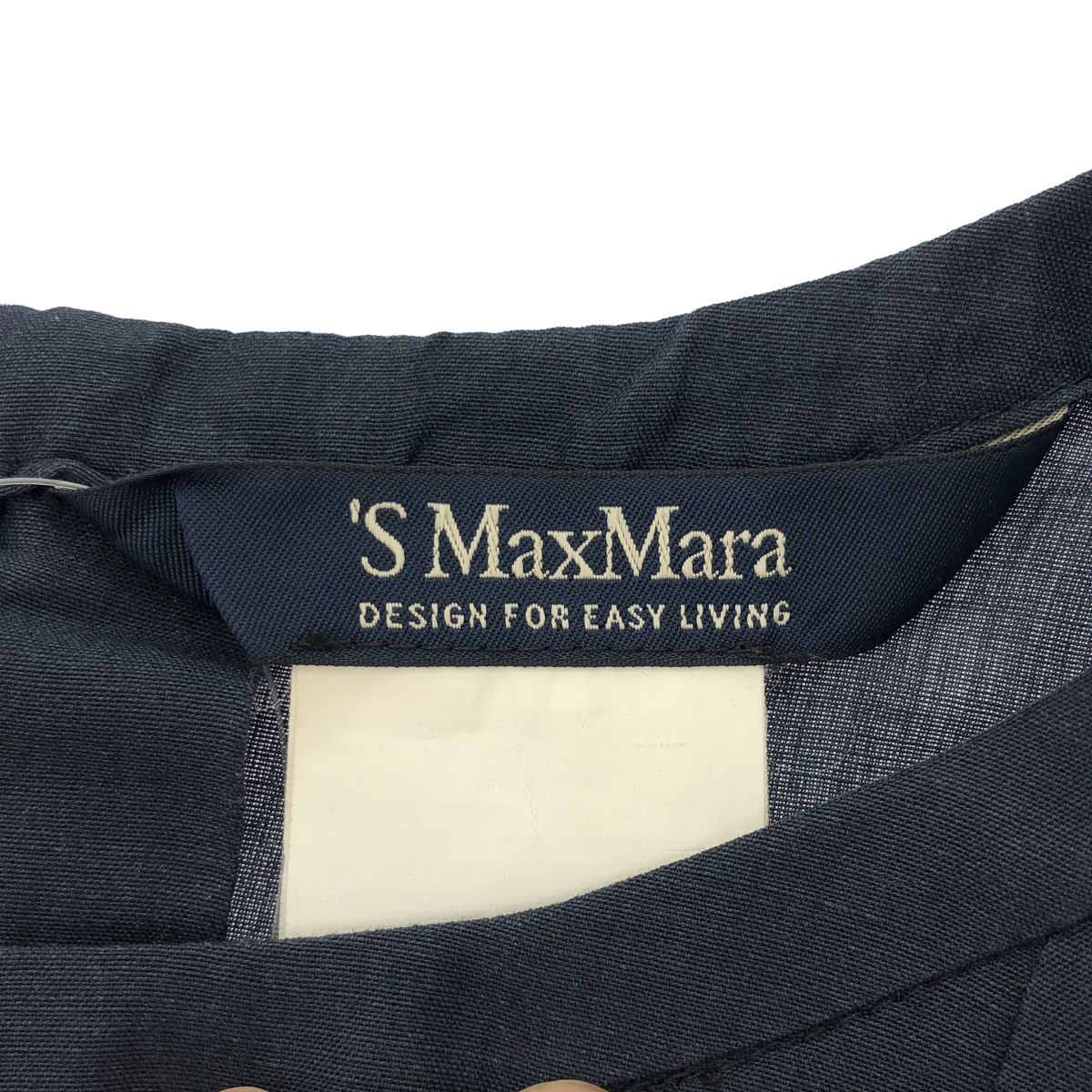 S Max Mara エス マックスマーラ ノースリーブプリーツベルテッド