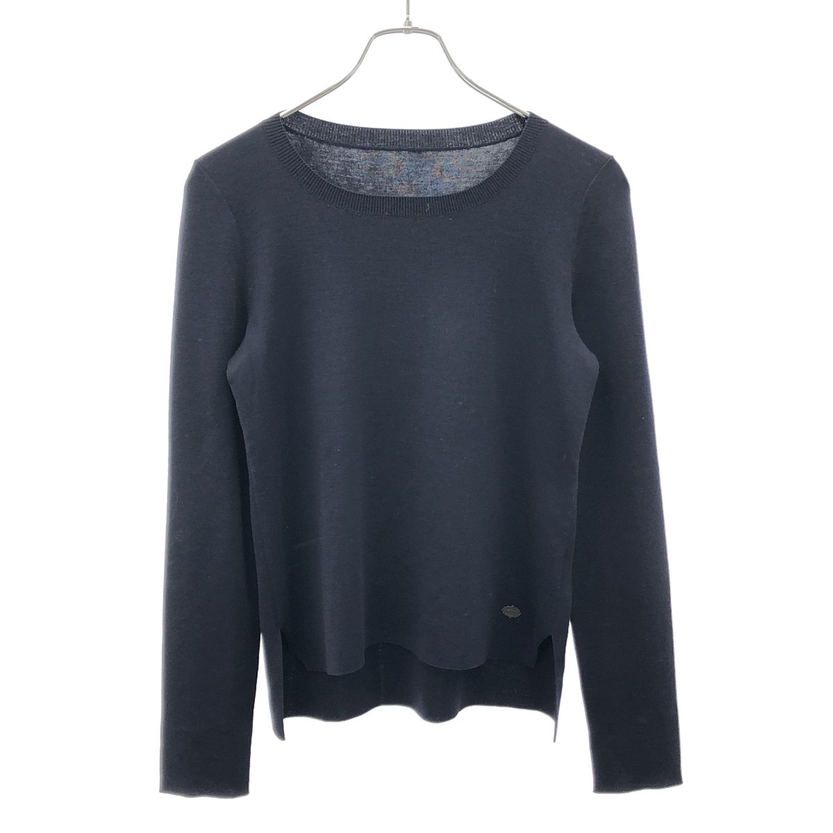 FOXEY フォクシー サイドスリットニットセーター 30525-KATF0154C ネイビー 40 6,923円