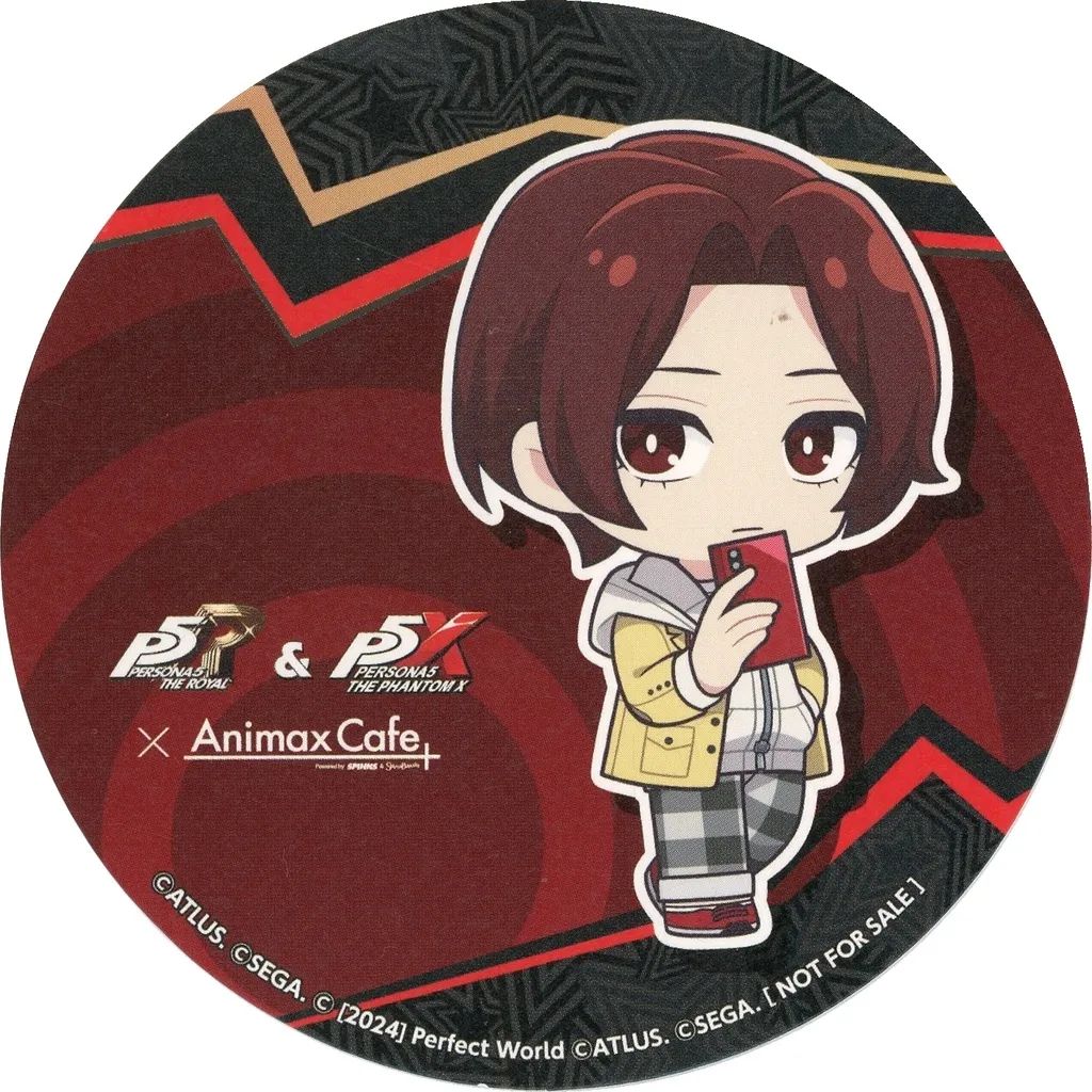 中古】コースター 主人公(P5X) 私服ver./ミニキャラ オリジナル