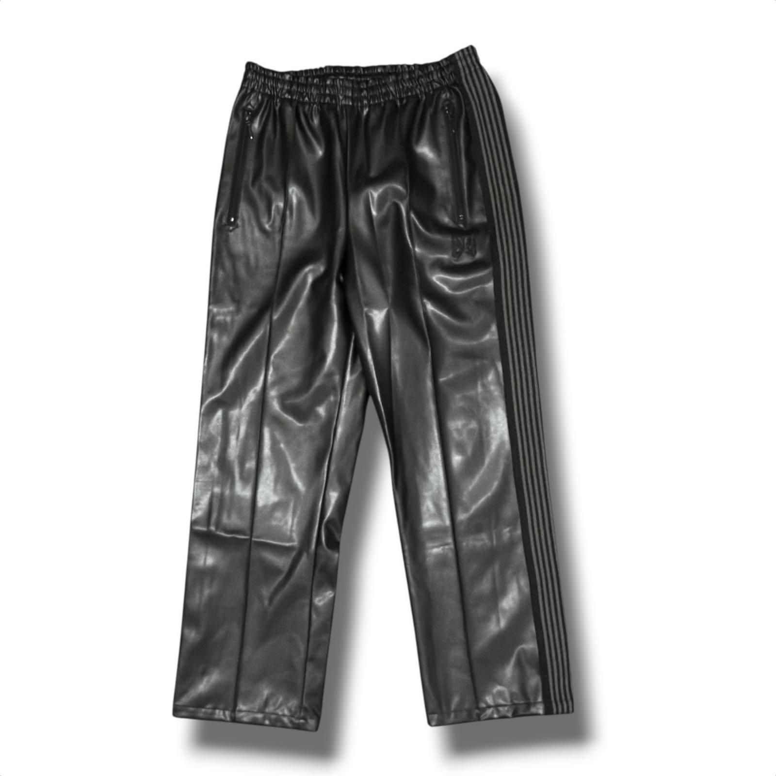 Needles LHP 別注 Exclusive Track Pant フェイクレザートラックパンツ