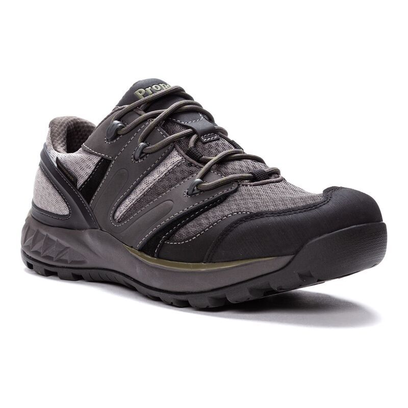 プロペット メンズ シューズ ブーツ・レインブーツ Propet Vercors Mens Waterproof Hiking Shoes Gray Olive グレー