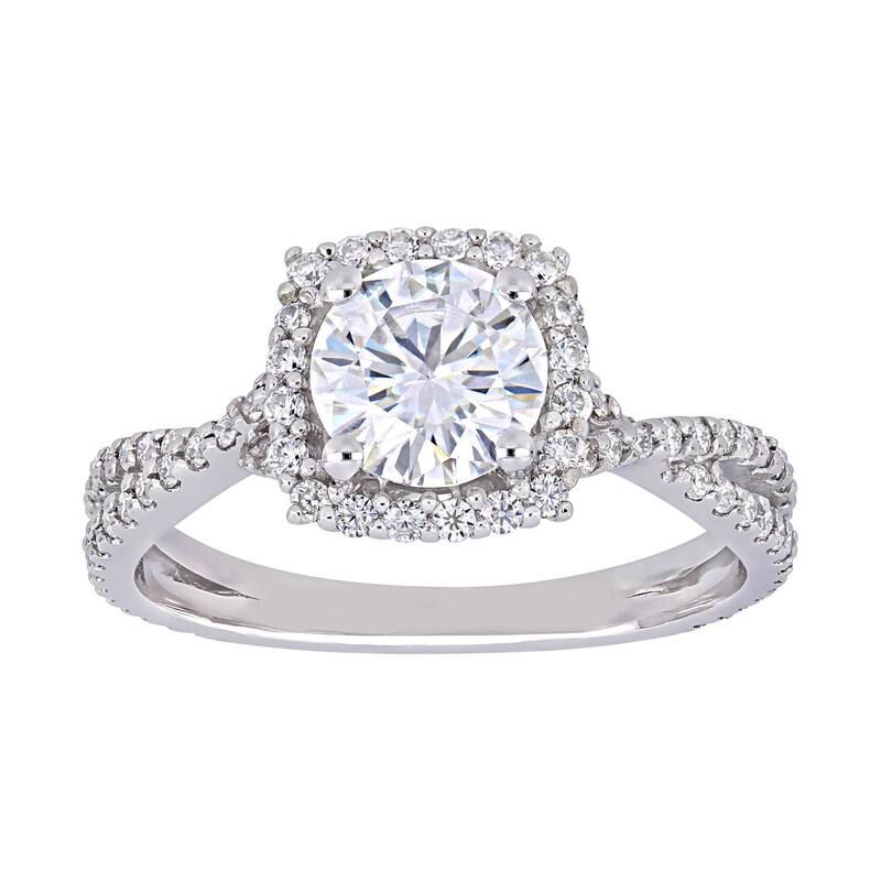 ステラ グレース レディース アクセサリー リング Stella Grace 10k White Gold Lab Created Moissanitengagement Ring 10k Whgol
