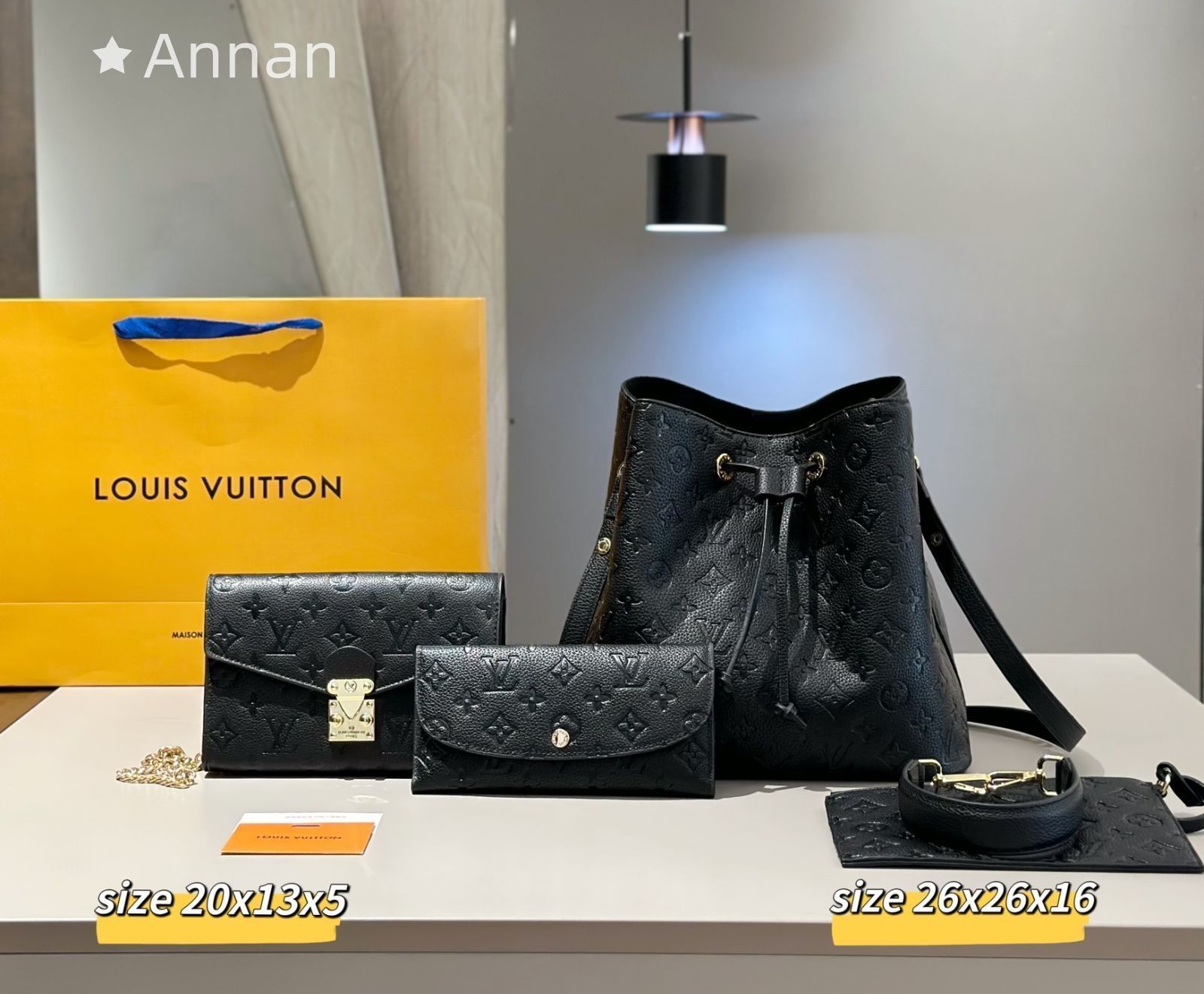 大人気中 LOUIS VUITTON ルイヴィトン ショルダーバッグ ハンドバッグ 財布 3点セットバッグ