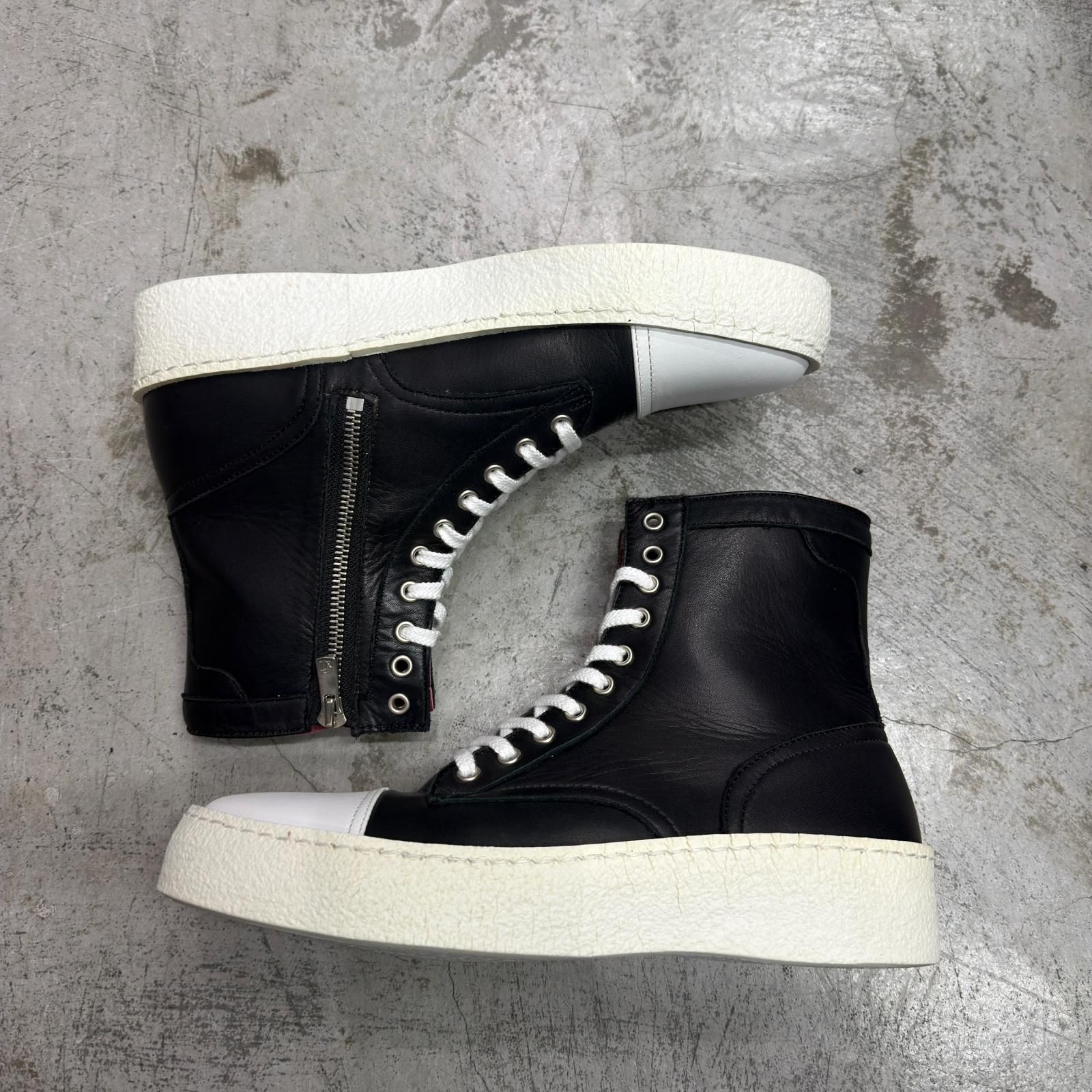 参考上代64900円 RESOUND CLOTHING GUNS / RC-BASIC-KICK1 レザー