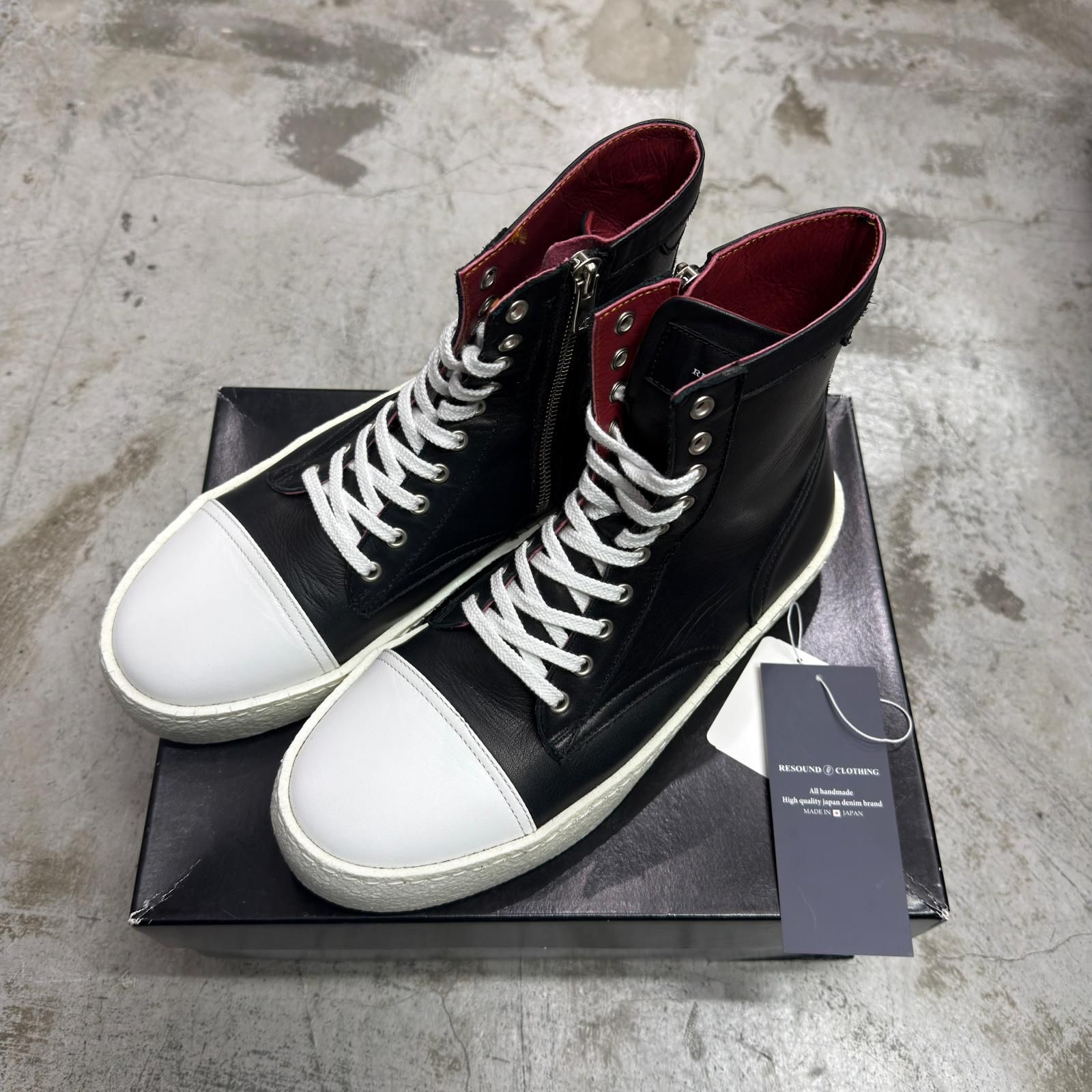 参考上代64900円 RESOUND CLOTHING GUNS / RC-BASIC-KICK1 レザー