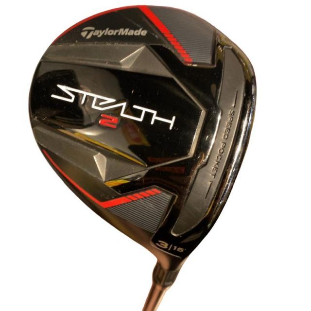 【中古】 テーラーメイド STEALTH2 3W フェアウェイウッド FW TENSEI RED TM50(STEALTH FW) (フレックスS) メンズ 男性用 右利き 右用 Cランク ゴルフクラブ