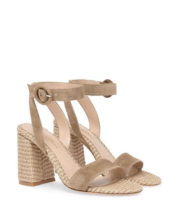 ジャンヴィト ロッシ レディース シューズ サンダル Gianvito Rossi Womens Luana Sandals Brown Suede ブラウン