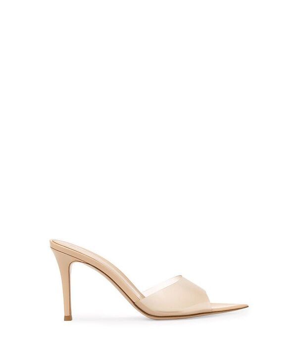 ジャンヴィト ロッシ レディース シューズ サンダル ヒール Gianvito Rossi Womens Elle 85 Pointed Toe High Heel Sandals Neutrals