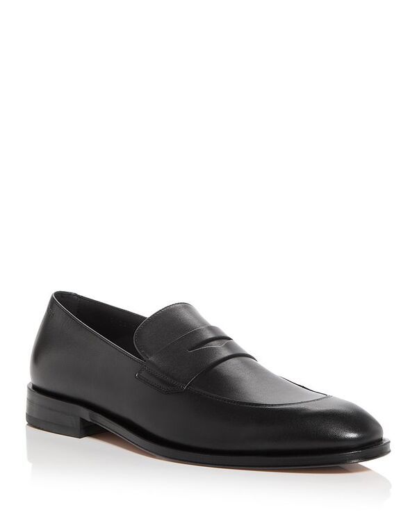 ボス メンズ シューズ スリッポン・ローファー ローファー BOSS Mens Derrek Apron Toe Penny Loafers Black ブラック