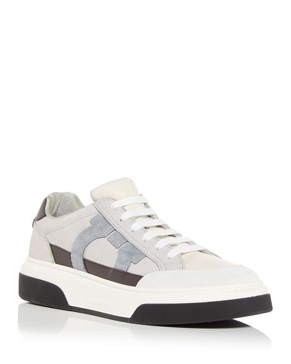 フェラガモ メンズ シューズ スニーカー Ferragamo Mens Cassina Low Top Sneakers Bianco 511