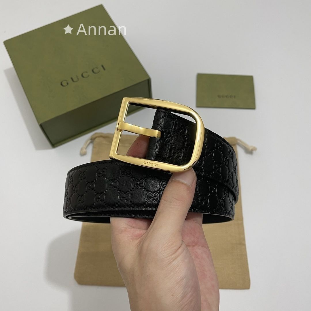 【極美品】【希少】GUCCI グッチ GG ベルト メンズ 本革