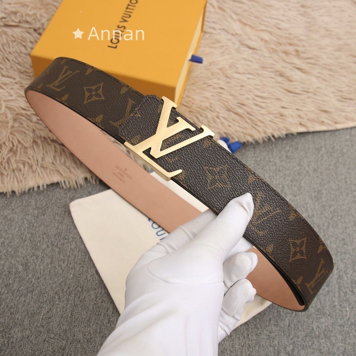 限定 LV LOUIS VUITTON ルイヴィトン ベルト メンズ 本革