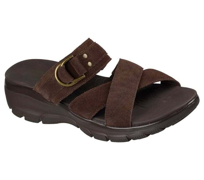 スケッチャーズ レディース シューズ サンダル リラックスフィット Skechers Relaxed Fit Easy Going Simply Dreamy Womensandals Chocola