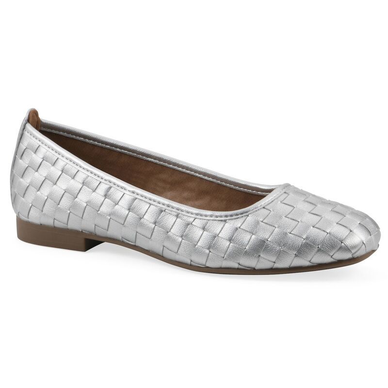 ホワイトマウンテン レディース シューズ サンダル White Mountain Boccie Womens Ballet Flatsilver Smooth シルバー