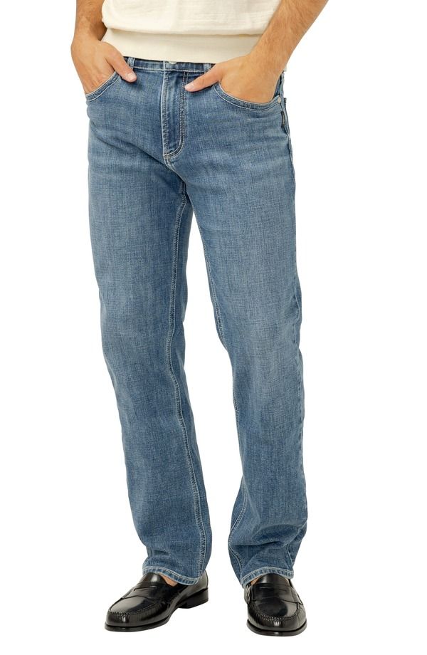 シルバー ジーンズ メンズ ボトムス デニムパンツ ストレート Silver Jeans Co Grayson Classic Fit Straight Leg Jeans Paraiso