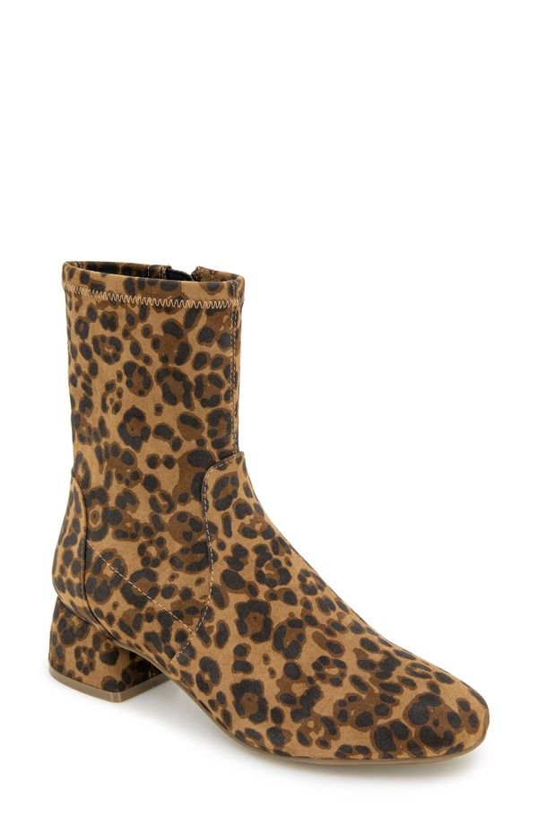 ジェントルソウルズ レディース シューズ ブーツ・レインブーツ Gentle Souls Elly Bootie Leopard アニマル
