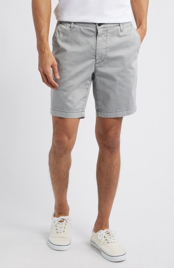 エージー メンズ ボトムス ハーフパンツ・ショーツ ショートパンツ コットン AG Wanderer 85Inch Stretch Cotton Chino Shortsulfur Silver Ph