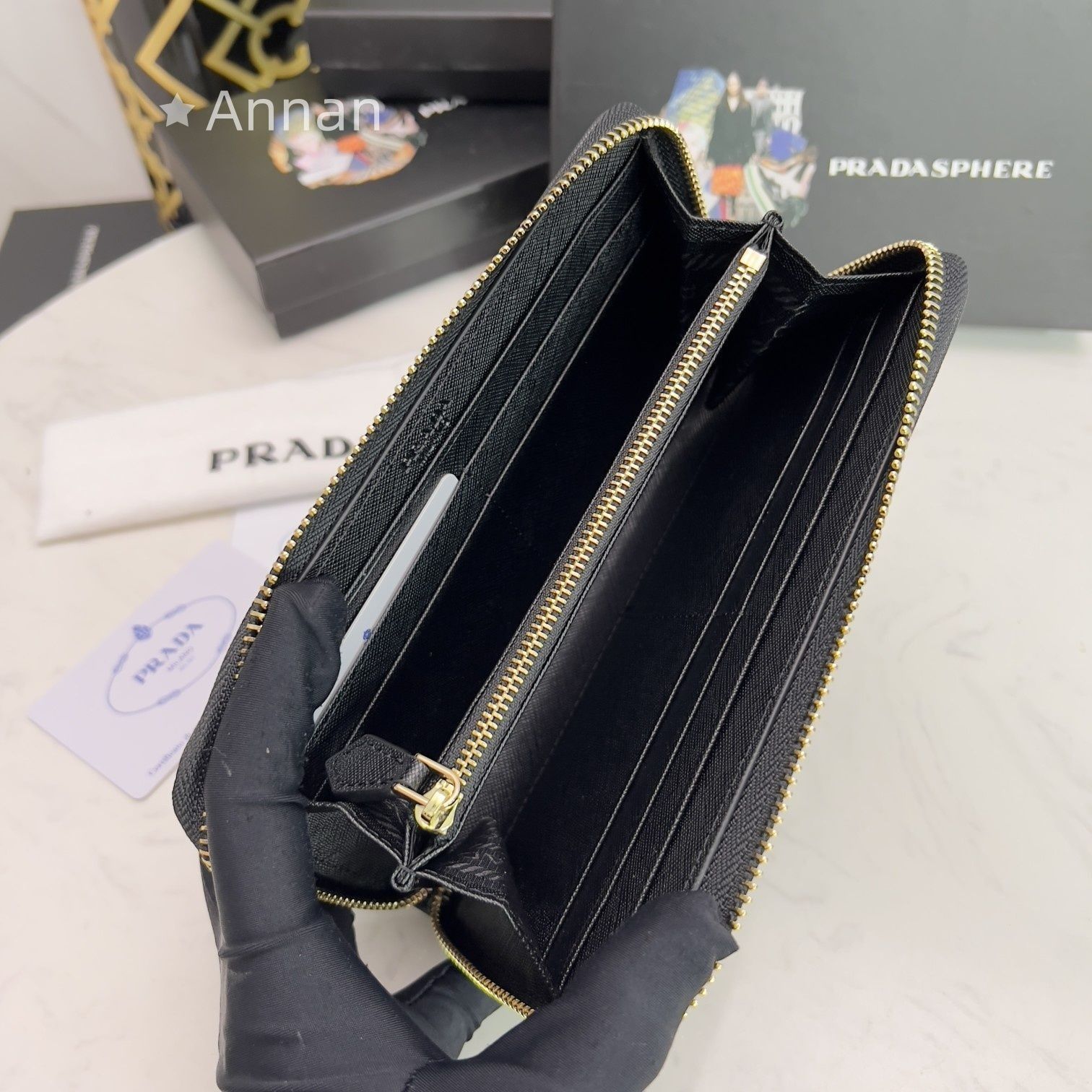 送料込☆送料込☆ PRADA プラダ 長財布 さいふ ウォレット 長財布 小銭入れ