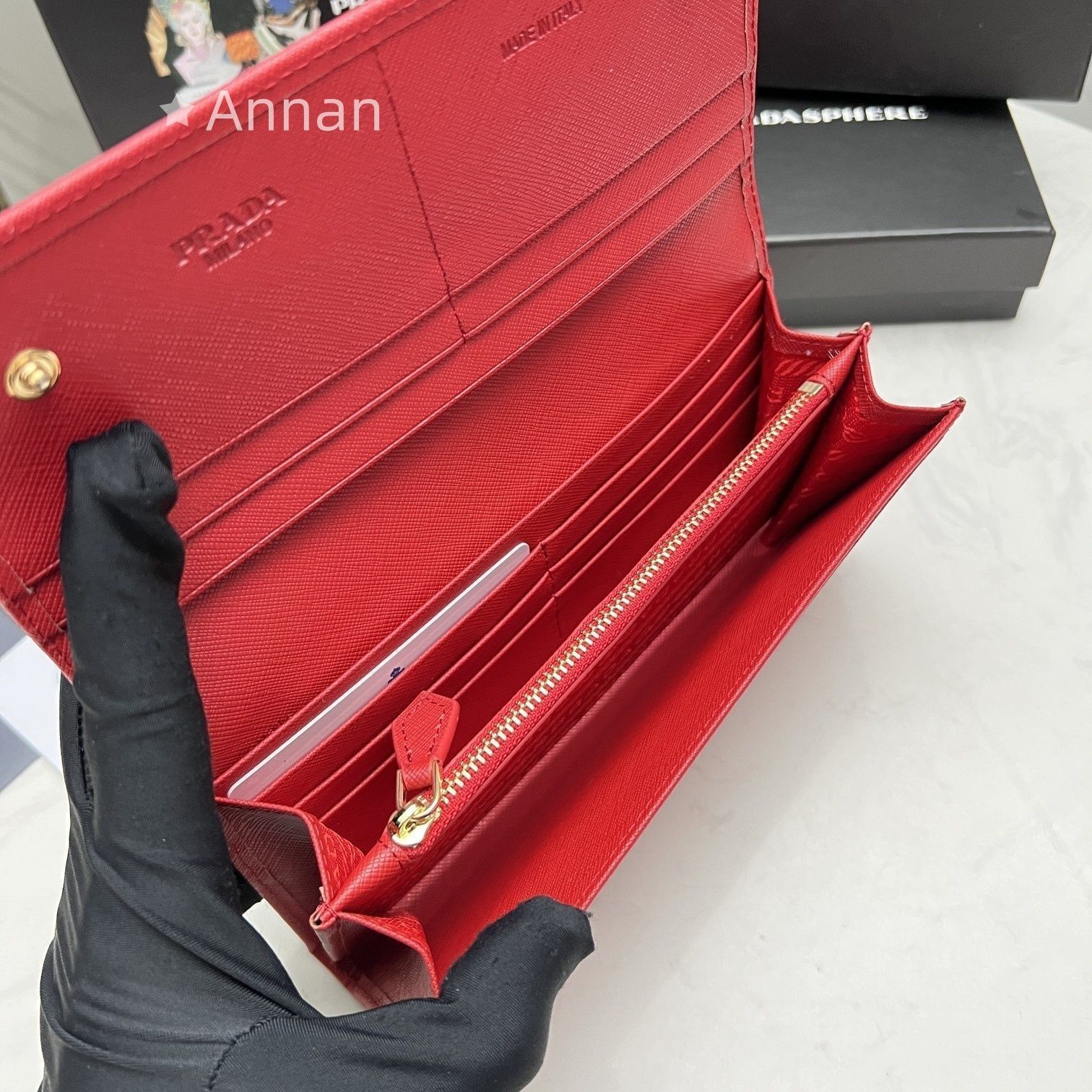 大幅値下げ PRADA プラダ 長財布 さいふ ウォレット 長財布 小銭入れ 