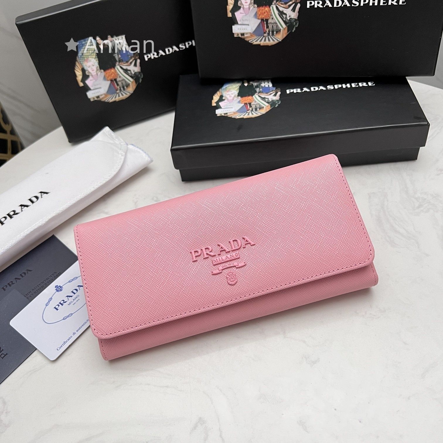美品★ PRADA プラダ 長財布 さいふ ウォレット 長財布 小銭入れ★★