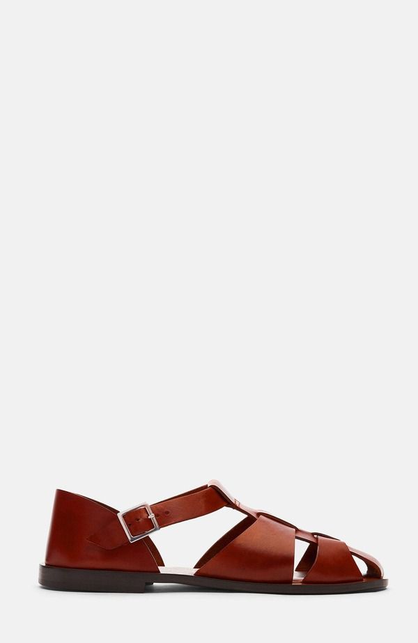 スカロッソ メンズ シューズ サンダル SCAROSSO Apollo Sandals Cognac Calf