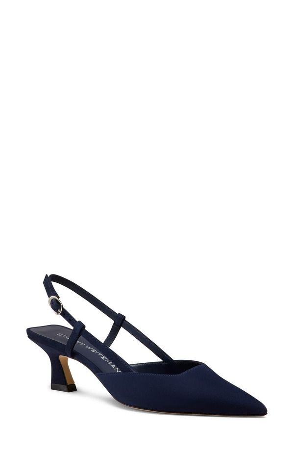 スチュアート ワイツマン レディース シューズ ヒール Stuart Weitzman Vinnie 50 Slingback Pump Nice Blue ブルー