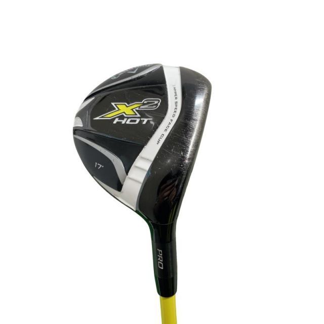 【中古】 キャロウェイ X2 HOT PRO 17° フェアウェイウッド FW Tour AD MT-6 (フレックスS) メンズ 男性用 右利き 右用 Cランク ゴルフクラブ