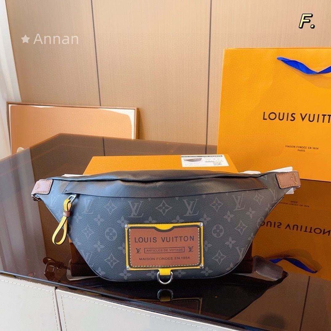 美品★LOUIS VUITTON ルイヴィトン メンズ ボディーバッグ ウエストポーチ