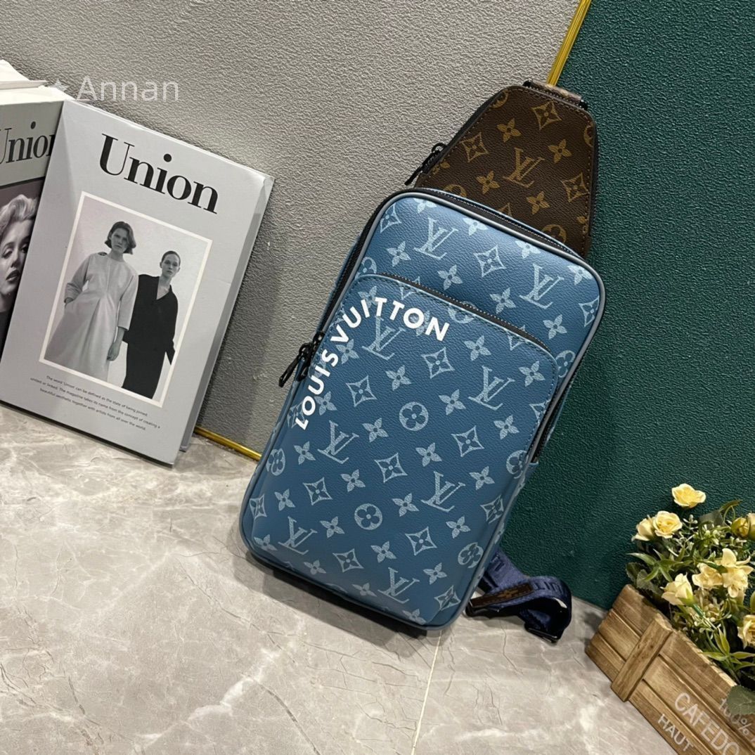 美品！Louis vuitton ルイヴィトン メンズ ボディーバッグ Avenue