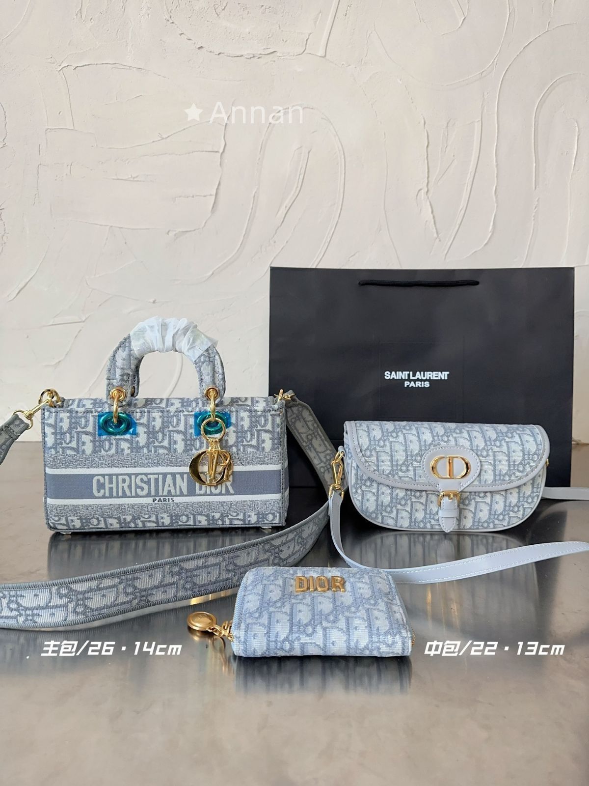 限定価格 Christian Dior クリスチャンディオール ハンドバッグ ショルダーバッグ 財布 3点セット