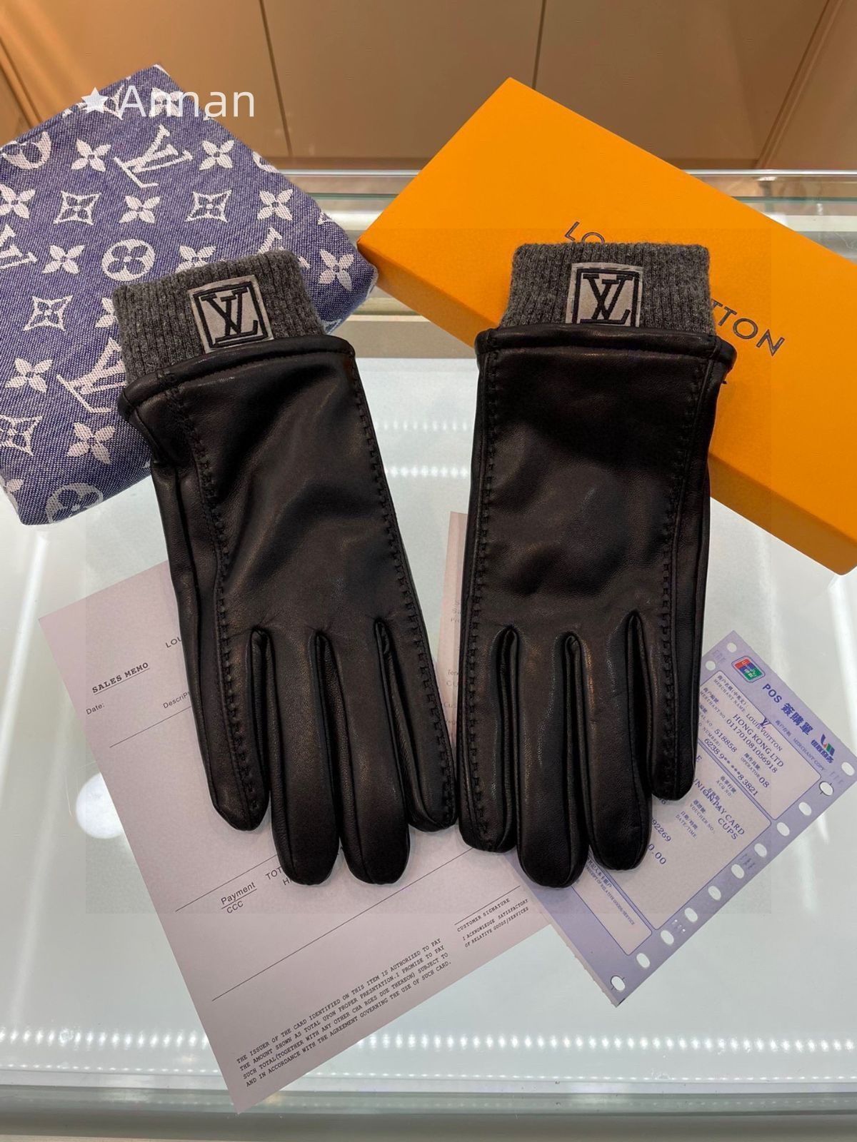 【人気】ルイ ヴィトン LOUIS VUITTON メンズ 手袋