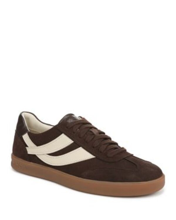 ヴィンス メンズ シューズ スニーカー レース レザー Vince Mens Oasis Leather Lace Up Sneakers Cocoa Brown ブラウン