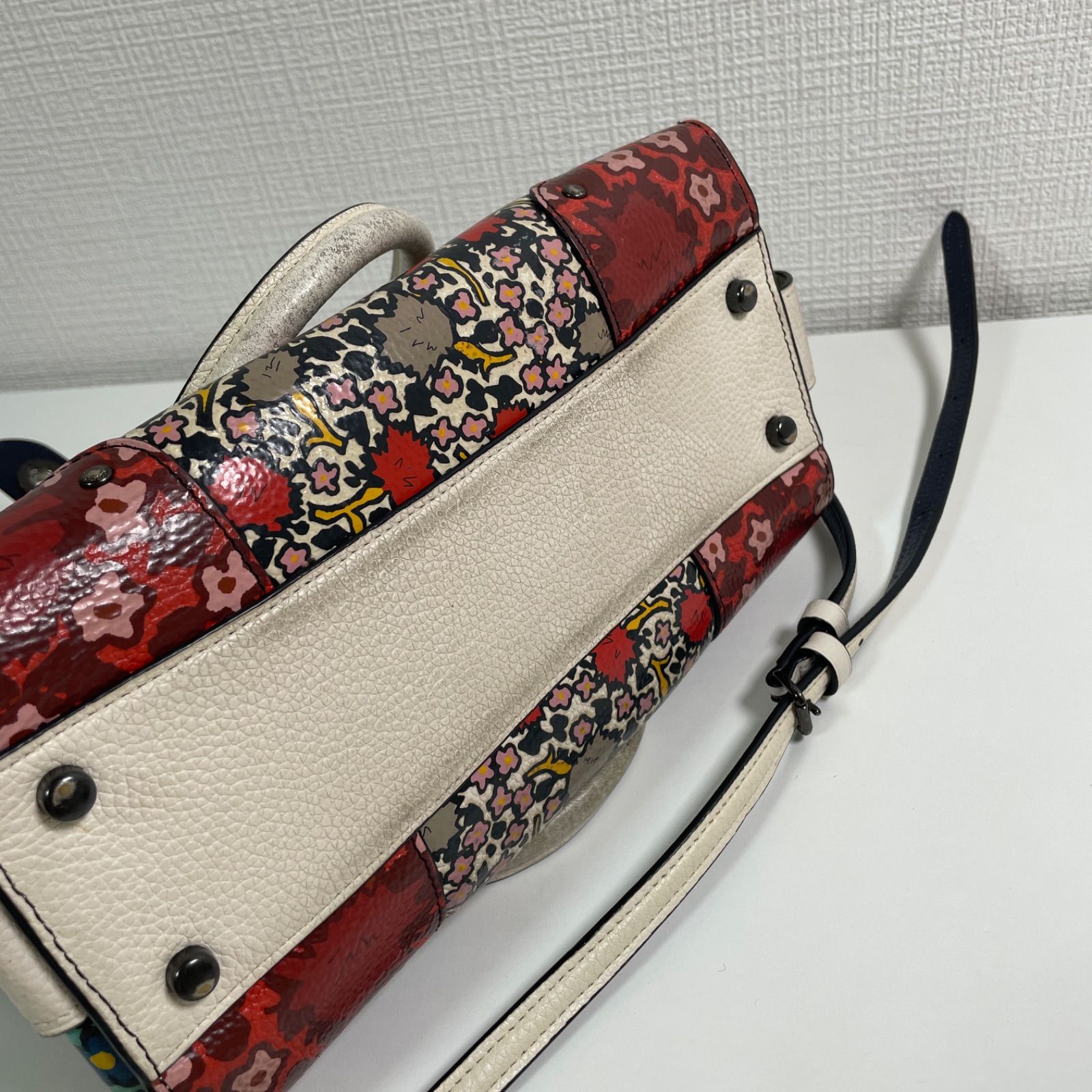 逸品】COACH コーチ 2way ショルダーバッグ マーサー サッチェル