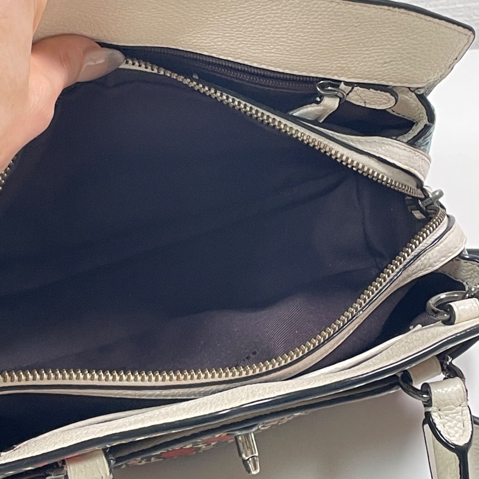 逸品】COACH コーチ 2way ショルダーバッグ マーサー サッチェル