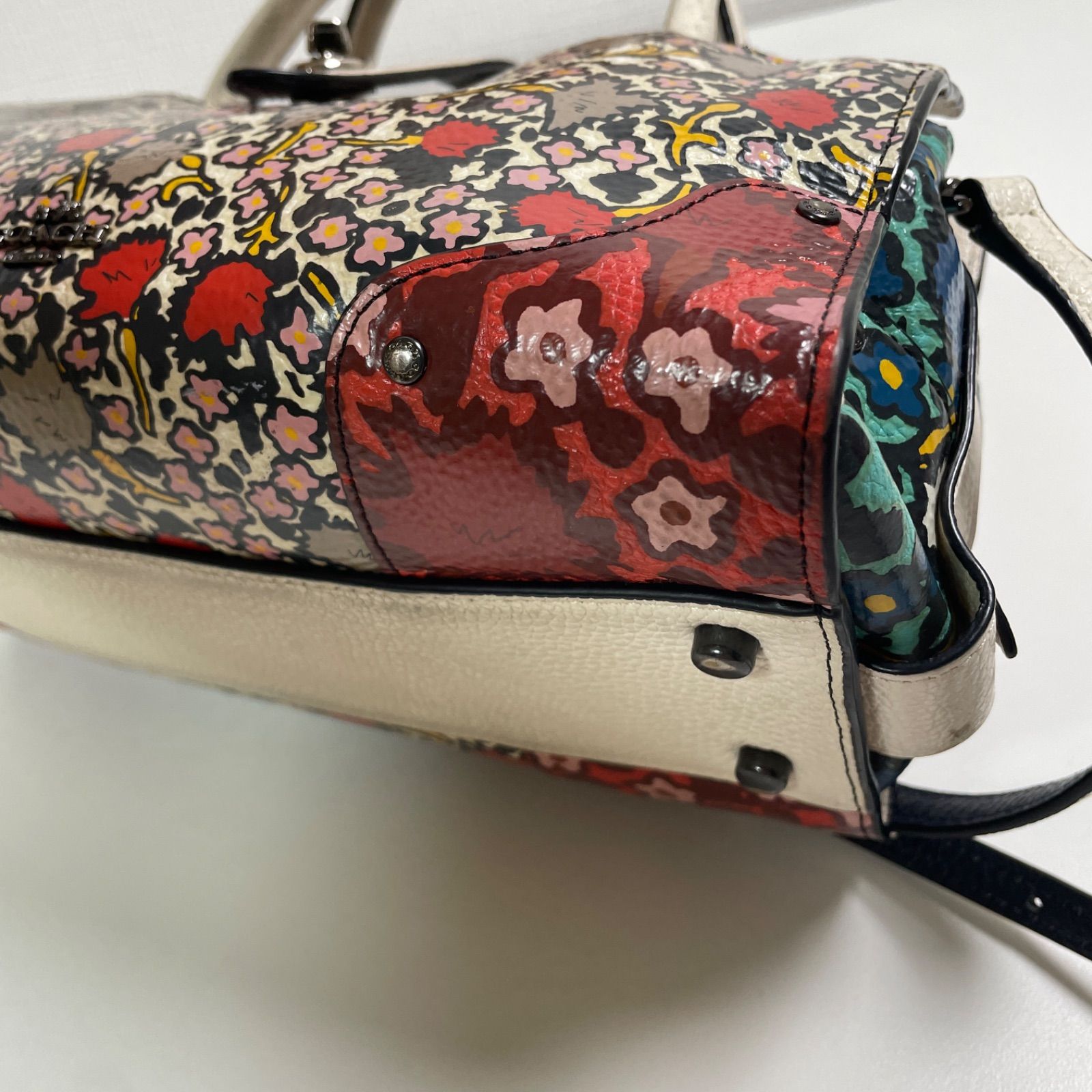 逸品】COACH コーチ 2way ショルダーバッグ マーサー サッチェル