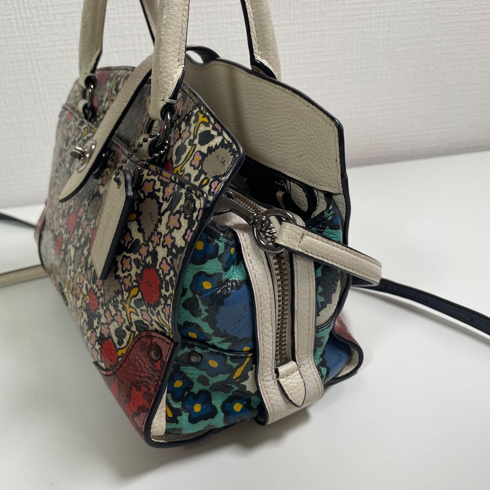 逸品】COACH コーチ 2way ショルダーバッグ マーサー サッチェル