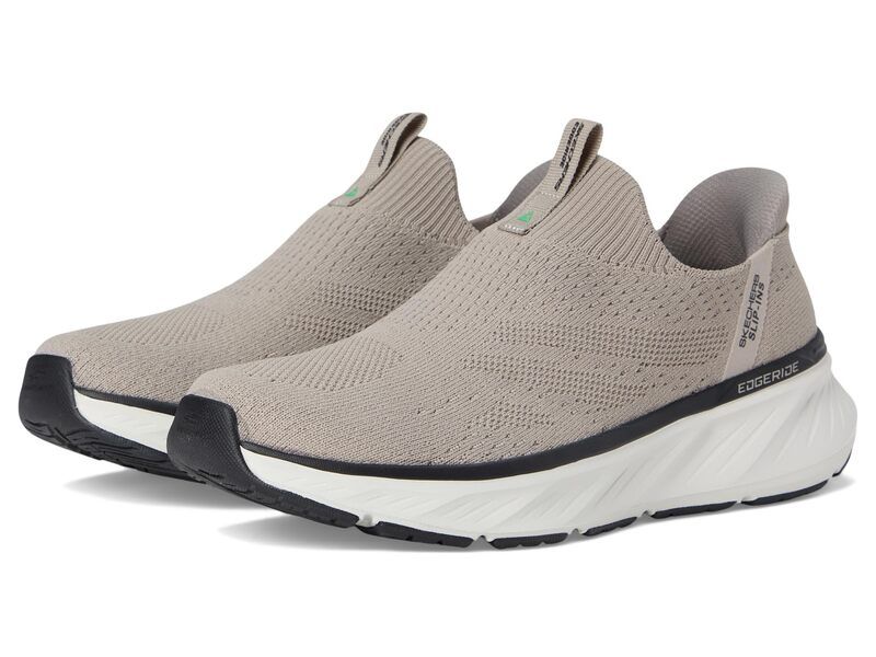 スケッチャーズ メンズ シューズ スリッポン・ローファー SKECHERS Edgeride Commissioner Hands Free Slipin Taupe トープ