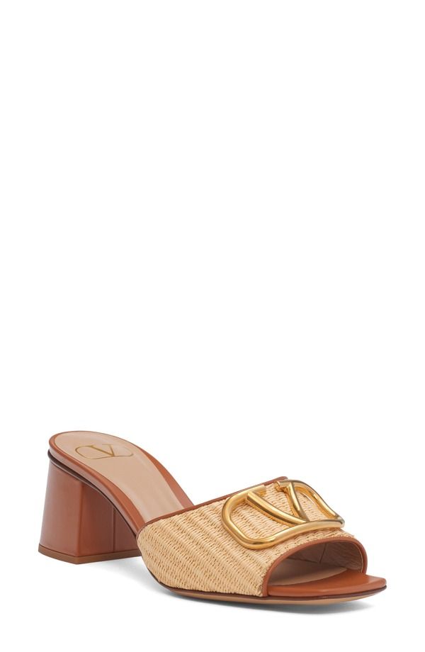 ヴァレンティノ レディース シューズ サンダル ロゴ Valentino Garavani VLOGO Signature Slide Sandal Beige ベージュ 151,900円