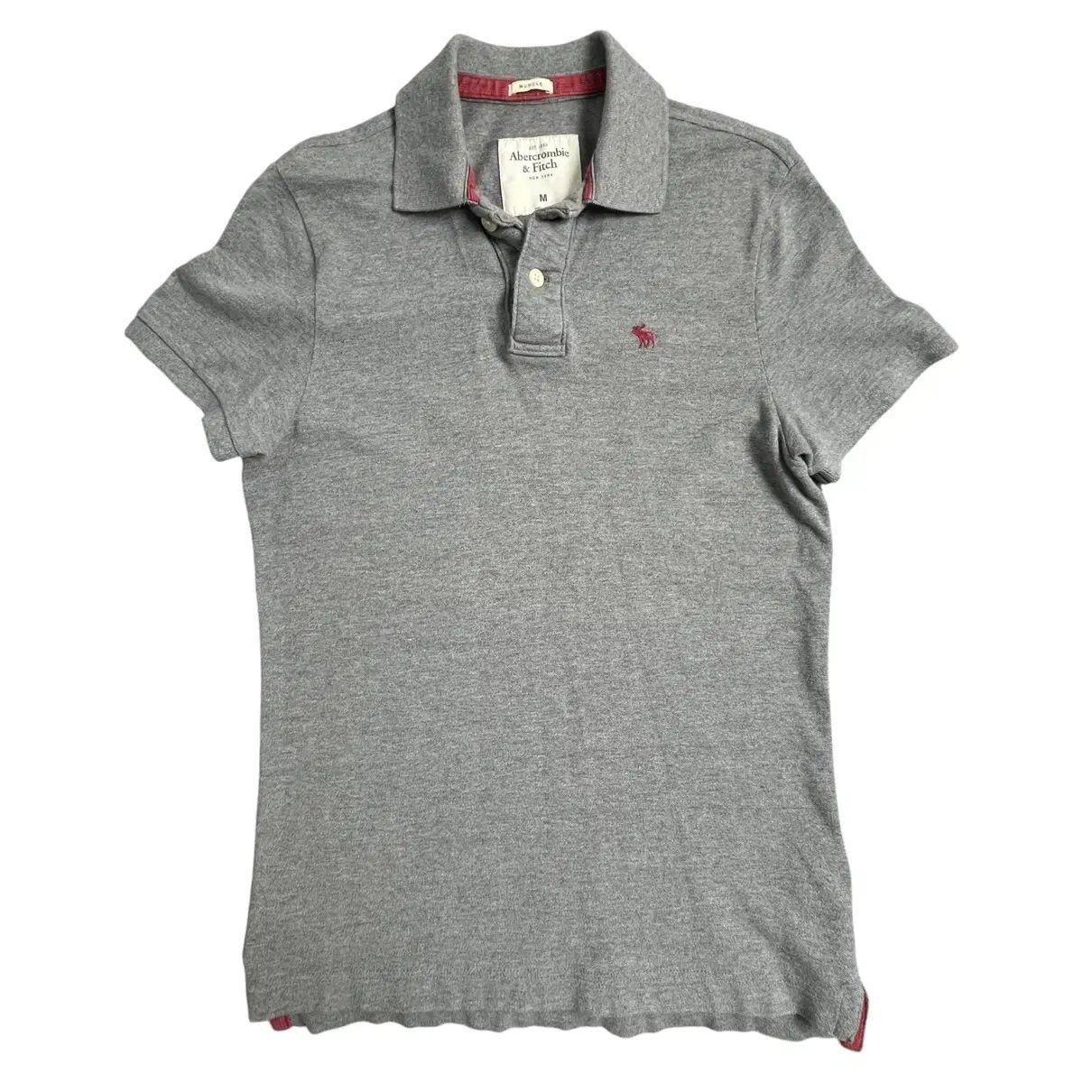 Abercrombie ロゴ 半袖ポロTシャツ