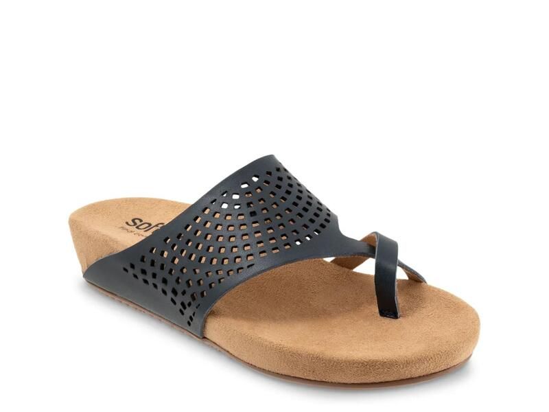 ソフトウォーク レディース シューズ サンダル SoftwalkBlaine Sandal Navy ネイビー