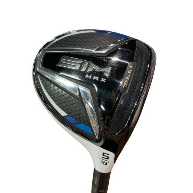 【中古】 テーラーメイド SIM MAX 5W USA フェアウェイウッド FW VENTUS BLUE 5(TM) (フレックスR) メンズ 男性用 右利き 右用 Cランク ゴルフクラブ
